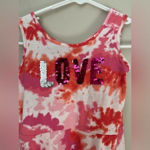 Tie dye Girls dress . Flip sequence ;)
